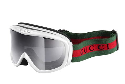 gucci white ski goggles